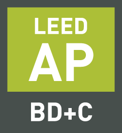 LEED AP BD+C badge